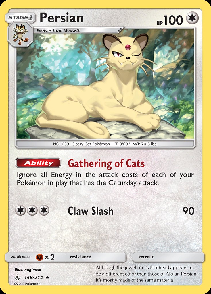 Persian - Unbroken Bonds (Rare) [UNB-148] Main image