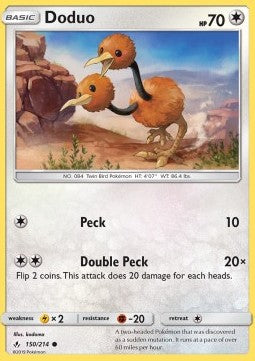 Doduo - Unbroken Bonds (Common) [UNB-150] Hover Image