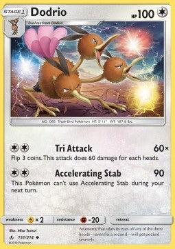 Dodrio - Unbroken Bonds (Uncommon) [UNB-151] Hover Image