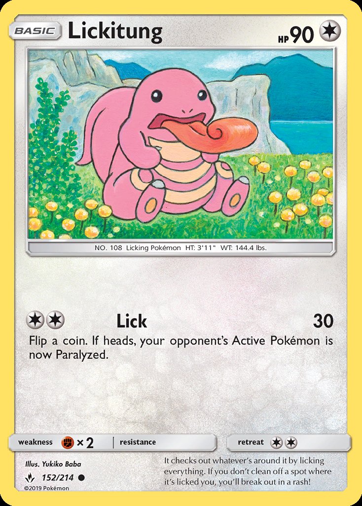 Lickitung - Unbroken Bonds (Common) [UNB-152] Immagine principale del prodotto