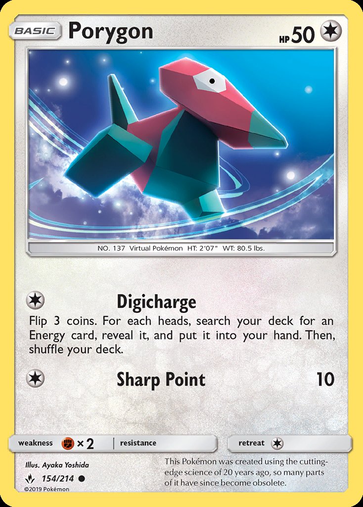 Porygon - Unbroken Bonds (Common) [UNB-154] Main image