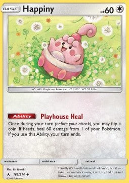 Happiny - Unbroken Bonds (Uncommon) [UNB-161] Hover Image