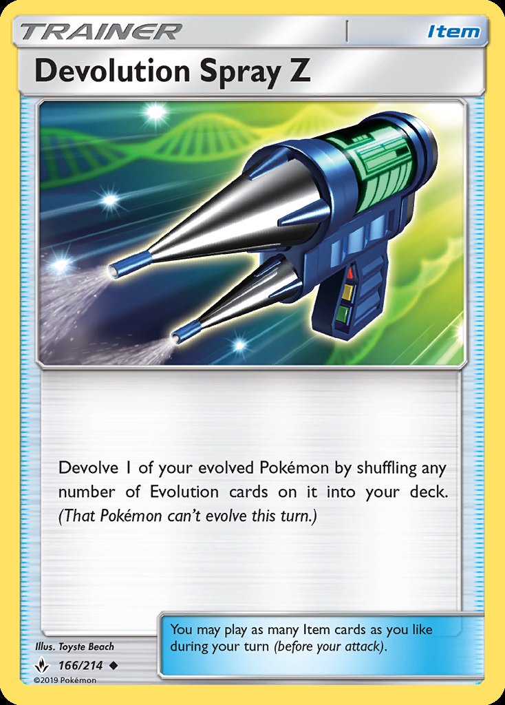 Devolution Spray Z - Unbroken Bonds (Uncommon) [UNB-166] Main image