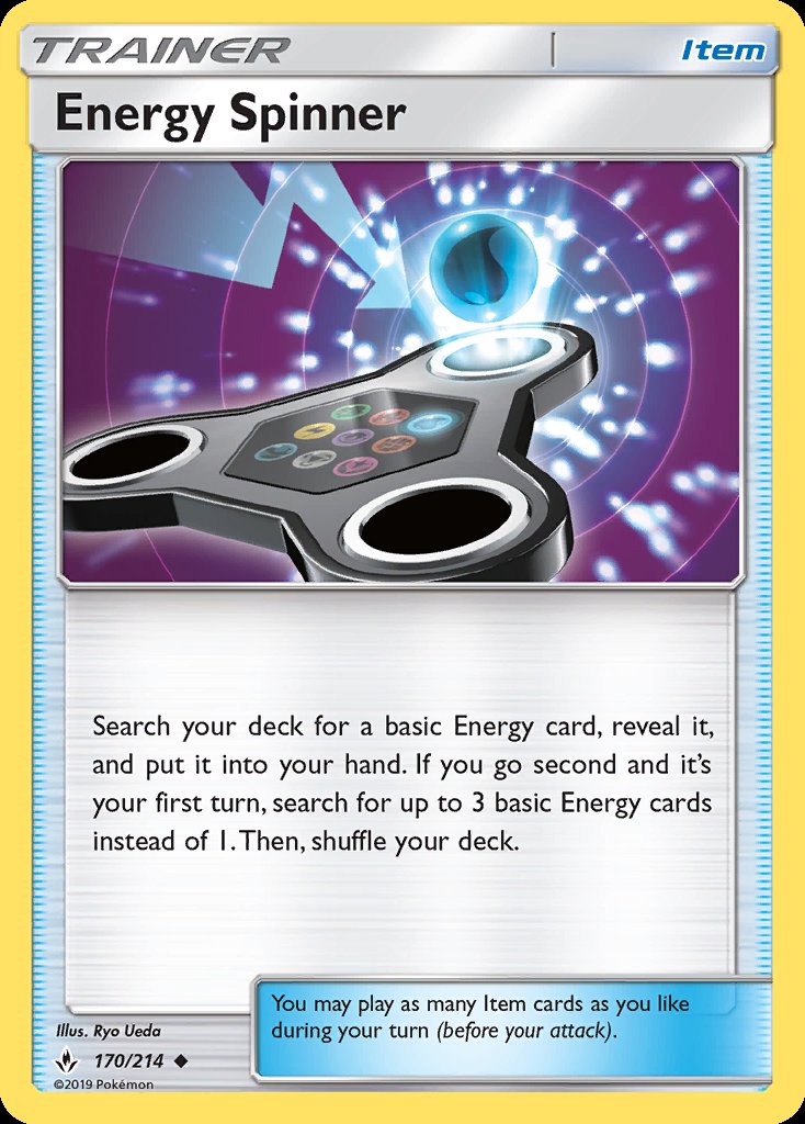 Energy Spinner - Unbroken Bonds (Uncommon) [UNB-170] Main image