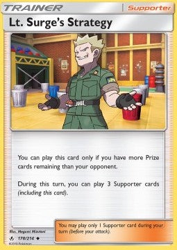 Lt. Surge's Strategy - Unbroken Bonds (Uncommon) [UNB-178]