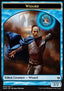 Wizard Token (Blue 2/2) - War of the Spark (Token) [WAR-T05]