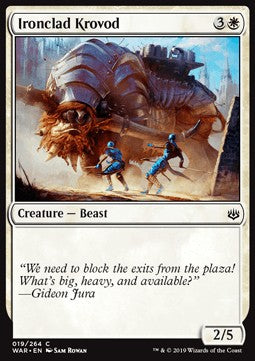 Ironclad Krovod - War of the Spark (Common) [WAR-19] Hover Image
