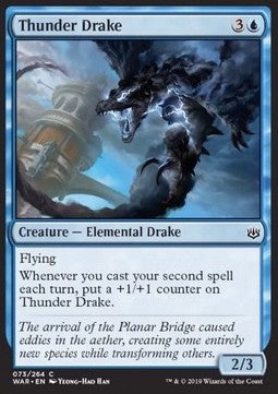 Thunder Drake - War of the Spark (Common) [WAR-73] Hover Image