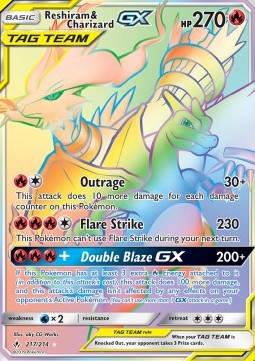Reshiram & Charizard GX - Unbroken Bonds (Secret Rare) [UNB-217] Hauptbild