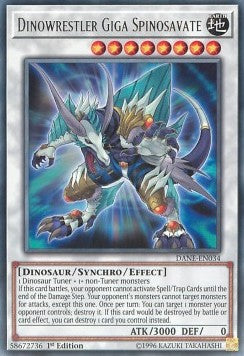 Dinowrestler Giga Spinosavate - Dark Neostorm (Rare) [DANE-034] Hover Image