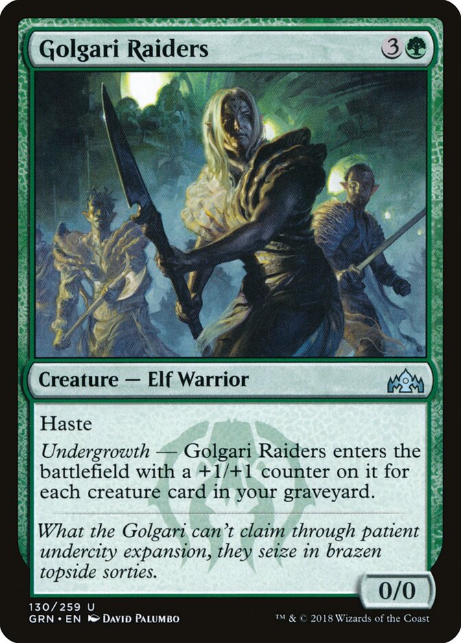 Golgari Raiders - Guilds of Ravnica (Uncommon) [GRN-130]
