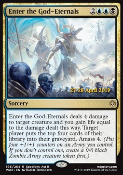 Enter the God-Eternals - War of the Spark: Extras (Rare) [XWAR-196] Hover Image