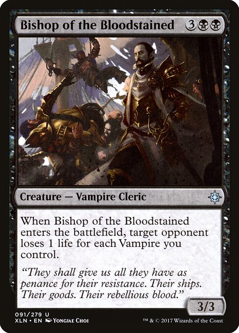 Bishop of the Bloodstained – Ixalan (XLN-91) Magic: The Gathering card