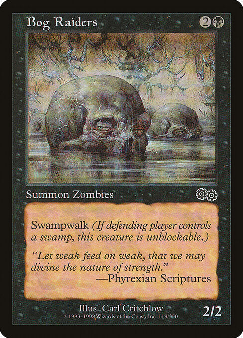 Bog Raiders – Urza's Saga (USG-119) Magic: The Gathering card Imagen principal del producto
