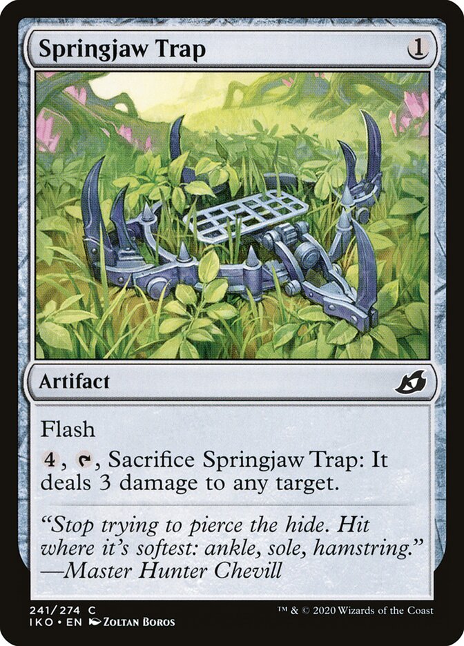 Springjaw Trap - Ikoria: Lair of Behemoths (Common) [IKO-241]
