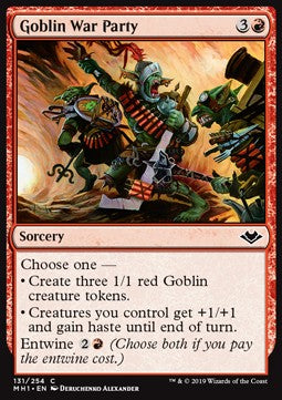 Goblin War Party - Modern Horizons (Common) [MH1-131] Hover Image