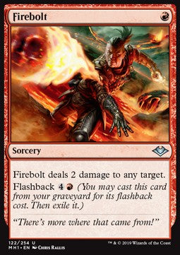 Firebolt - Modern Horizons (Uncommon) [MH1-122] Imagen principal del producto