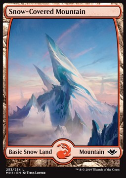 Snow-Covered Mountain - Modern Horizons (Land) [MH1-253] Main image