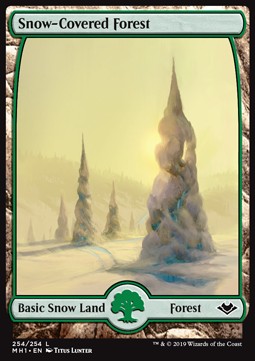 Snow-Covered Forest - Modern Horizons (Land) [MH1-254] Imagen principal del producto