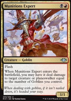 Munitions Expert - Modern Horizons (Uncommon) [MH1-209] Imagen principal del producto