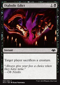 Diabolic Edict - Modern Horizons (Common) [MH1-87] Imagen principal del producto