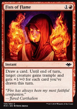 Fists of Flame - Modern Horizons (Common) [MH1-123] Image principale du produit