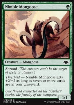 Nimble Mongoose - Modern Horizons (Common) [MH1-174] Imagen principal del producto