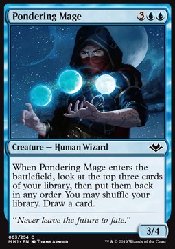 Pondering Mage - Modern Horizons (Common) [MH1-63] Imagen principal del producto