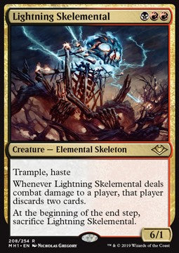 Lightning Skelemental - Modern Horizons (Rare) [MH1-208] Main image