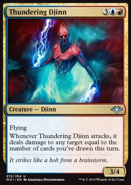 Thundering Djinn - Modern Horizons (Uncommon) [MH1-215] Imagen principal del producto
