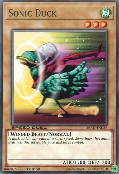 Sonic Duck - Speed Duel: Attack from the Deep (Common) [SBAD-036] Main image