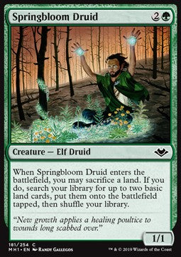Springbloom Druid - Modern Horizons (Common) [MH1-181] Imagen principal del producto