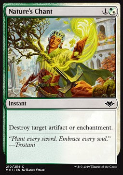 Nature's Chant - Modern Horizons (Common) [MH1-210] Imagen principal del producto