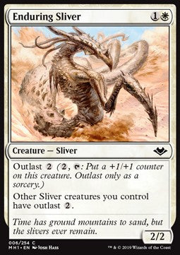 Enduring Sliver - Modern Horizons (Common) [MH1-6] Image principale du produit