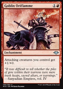 Goblin Oriflamme - Modern Horizons (Uncommon) [MH1-130] Imagen principal del producto
