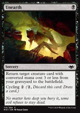 Unearth - Modern Horizons (Common) [MH1-113] Imagen principal del producto