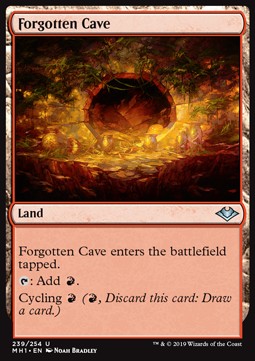 Forgotten Cave - Modern Horizons (Uncommon) [MH1-239] Imagen principal del producto
