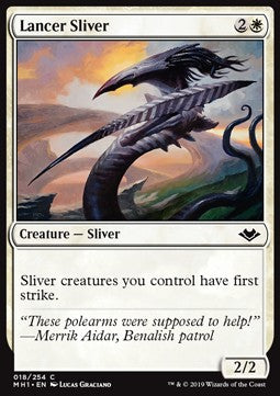 Lancer Sliver - Modern Horizons (Common) [MH1-18] Image principale du produit