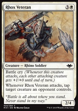 Rhox Veteran - Modern Horizons (Common) [MH1-24] Image principale du produit