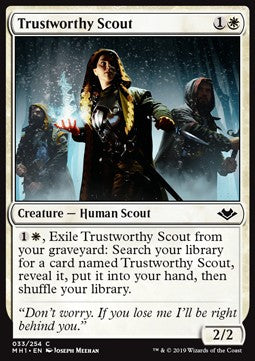 Trustworthy Scout - Modern Horizons (Common) [MH1-33] Imagen principal del producto