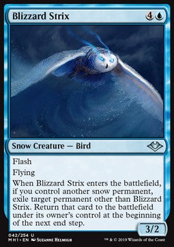 Blizzard Strix - Modern Horizons (Uncommon) [MH1-42] Imagen principal del producto