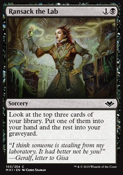 Ransack the Lab - Modern Horizons (Common) [MH1-103] Hover Image