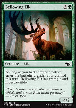 Bellowing Elk - Modern Horizons (Common) [MH1-157] Hover Image