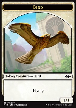 Bird Token (W 1/1) // Bear Token (G 2/2) - Modern Horizons (Token) [MH1-T 03/11]