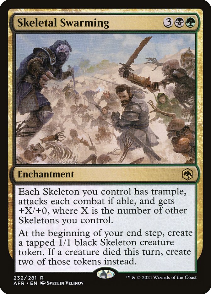 Skeletal Swarming - Adventures in the Forgotten Realms (Rare) [AFR-232] Immagine principale del prodotto