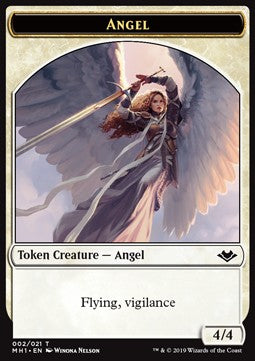 Angel Token (White 4/4 Vigilance) - Modern Horizons (Token) [MH1-T02] Imagen principal del producto