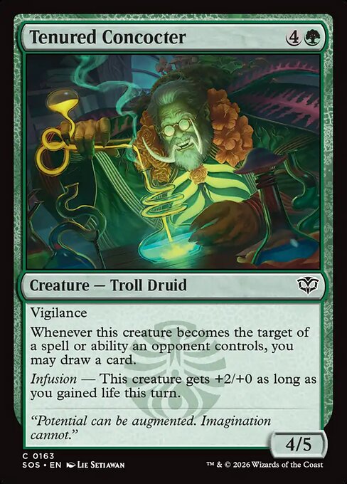 Tenured Concocter – Secrets of Strixhaven (SOS-163) Magic: The Gathering card Hauptbild