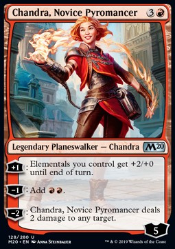 Chandra, Novice Pyromancer - Core 2020 (Uncommon) [M20-128] Immagine principale del prodotto