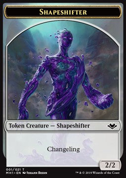 Shapeshifter Token (C 2/2) // Squirrel Token (G 1/1) - Modern Horizons (Token) [MH1-T 01/15]