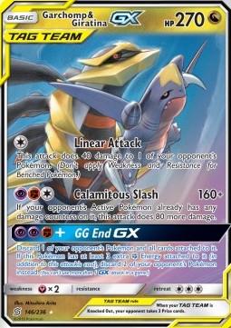 Garchomp & Giratina GX - Unified Minds (Ultra Rare) [UNM-146] Hover Image